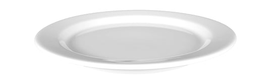 Leerer weißer Gastronomie-Teller, Porzellan