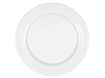 Leere weiße Teller für Gastronomie