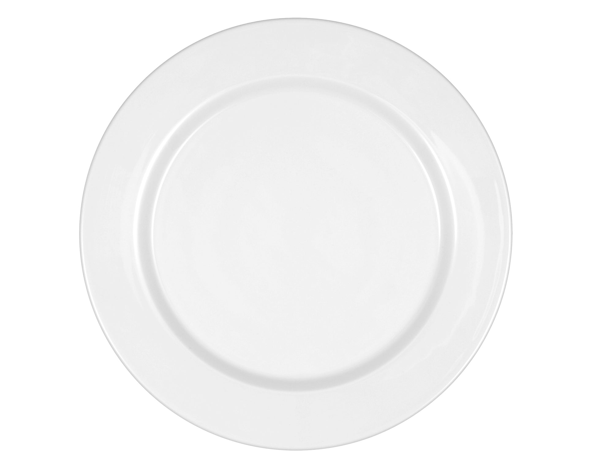 Weißer, leerer Porzellanteller, Gastronomie