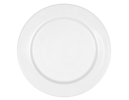 Weißer, leerer Porzellanteller, Gastronomie