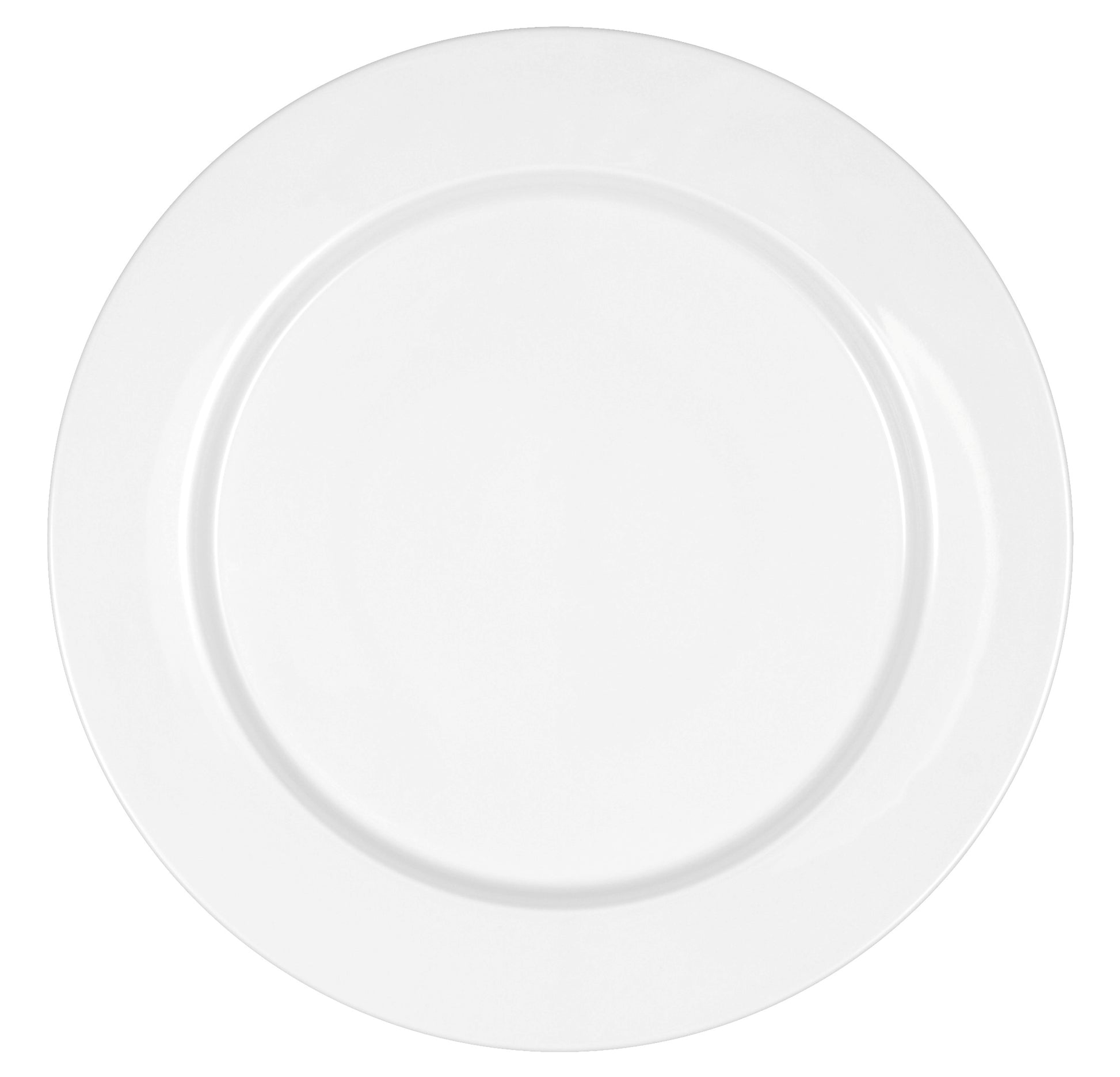 Weißer leerer Gastronomie-Teller