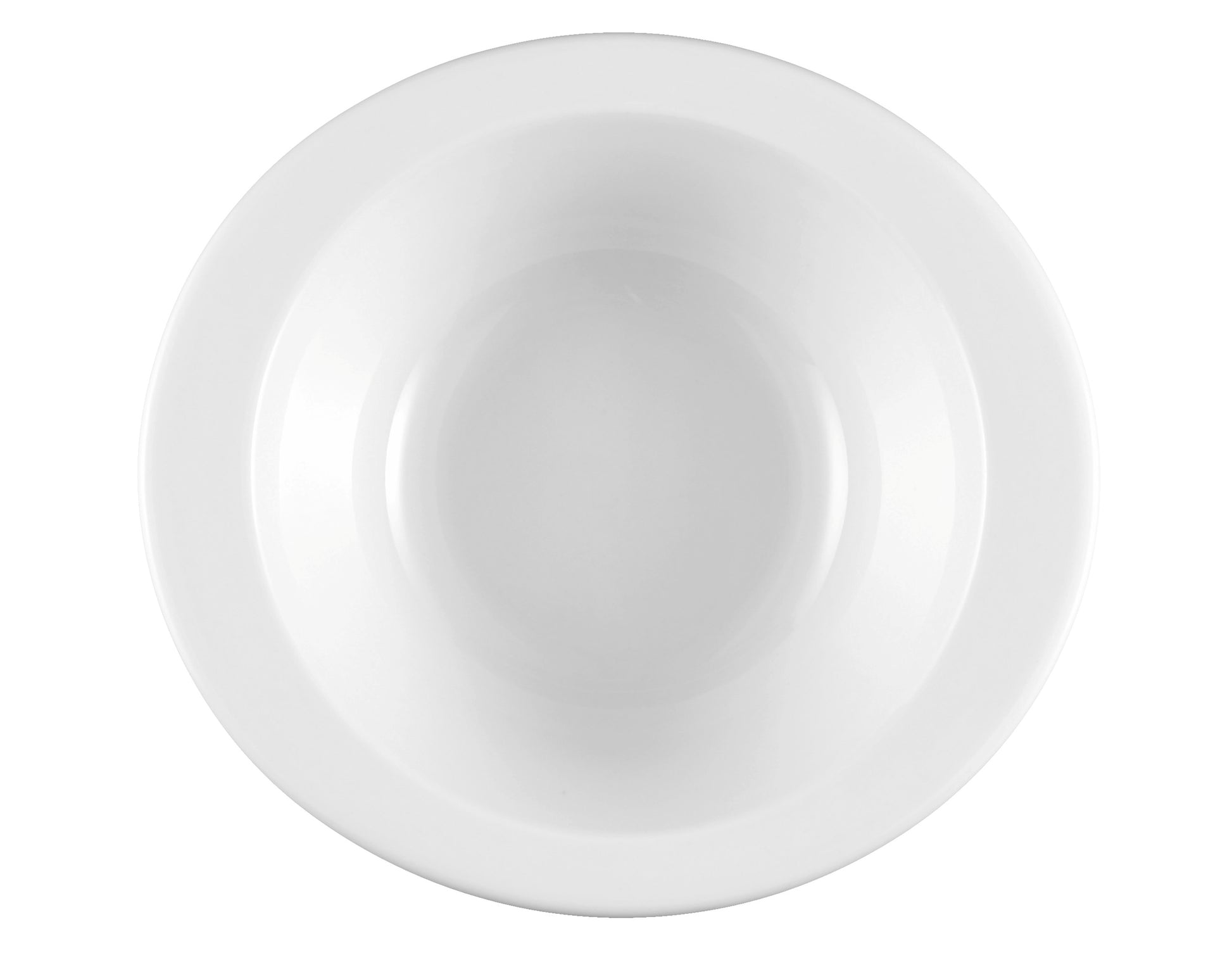 Weiße Porzellanschale für Gastronomie.