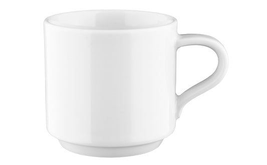 Weiße Kaffeetasse aus Keramik