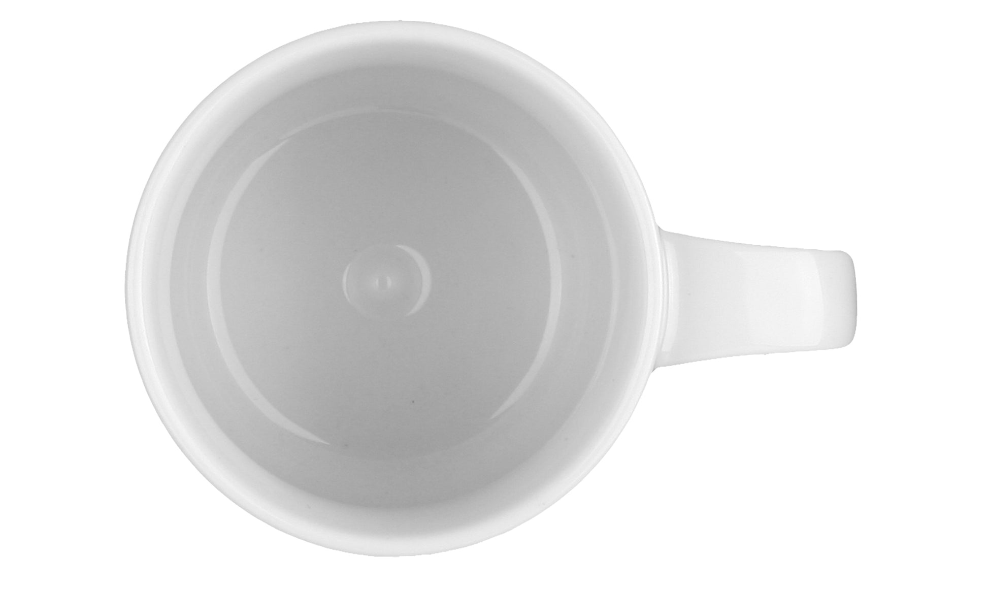 Weiße Kaffeetasse aus Keramik