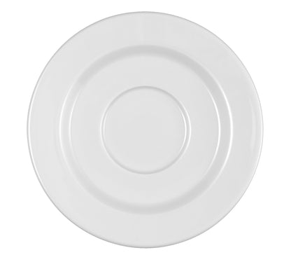 Leerer weißer Gastronomie-Teller, Porzellan