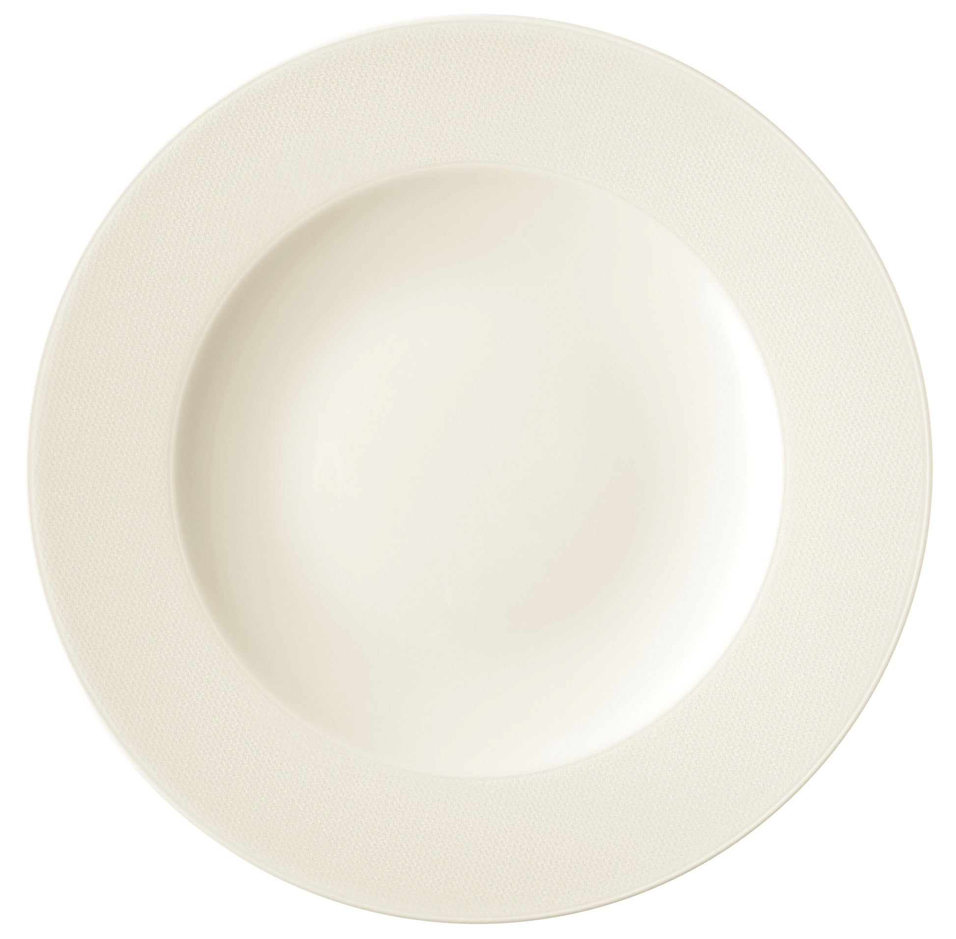 Weißer, leerer Porzellanteller, Gastronomie