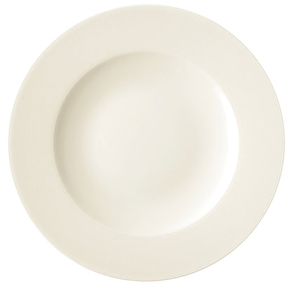 Weißer, leerer Porzellanteller, Gastronomie