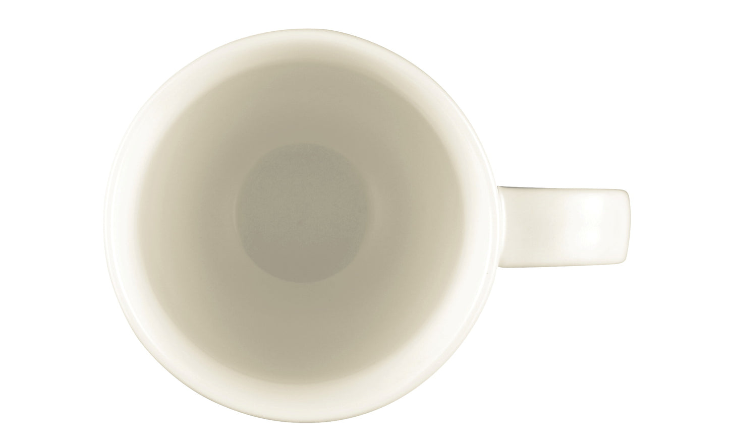Weiße Kaffeetasse aus Porzellan