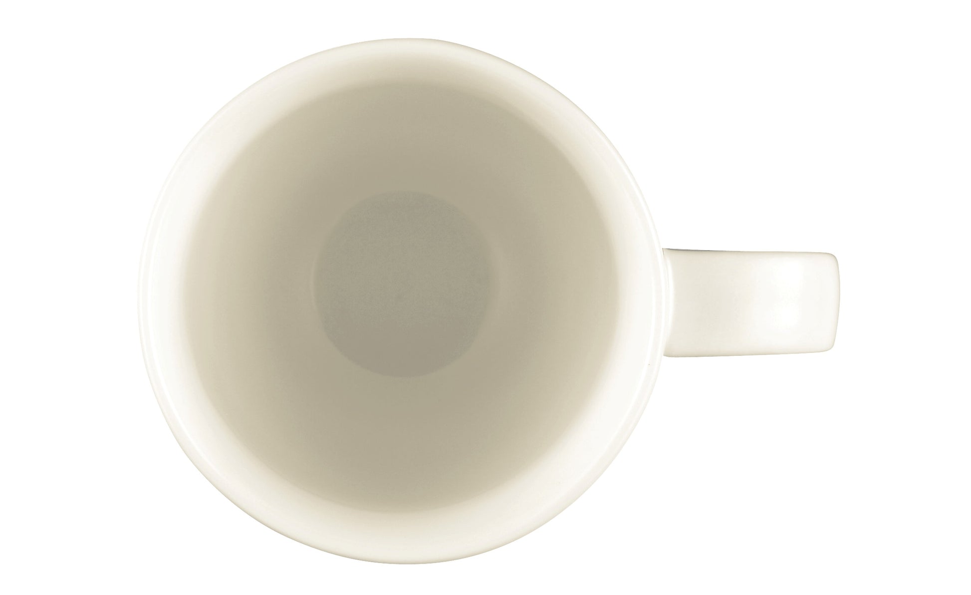 Weiße Kaffeetasse aus Porzellan