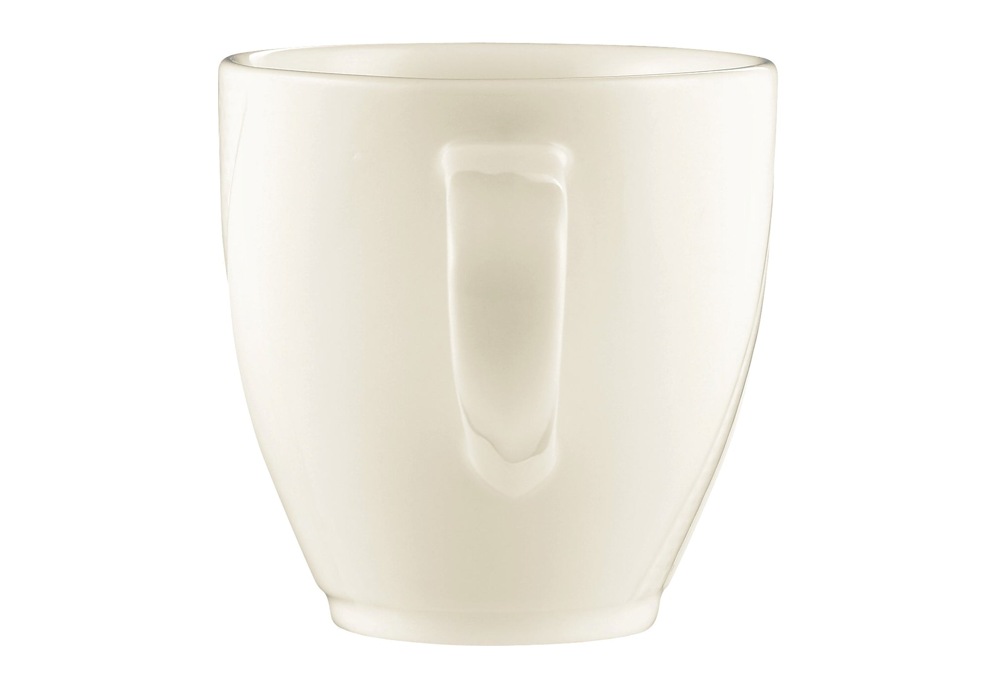 Weiße Kaffeetasse aus Porzellan
