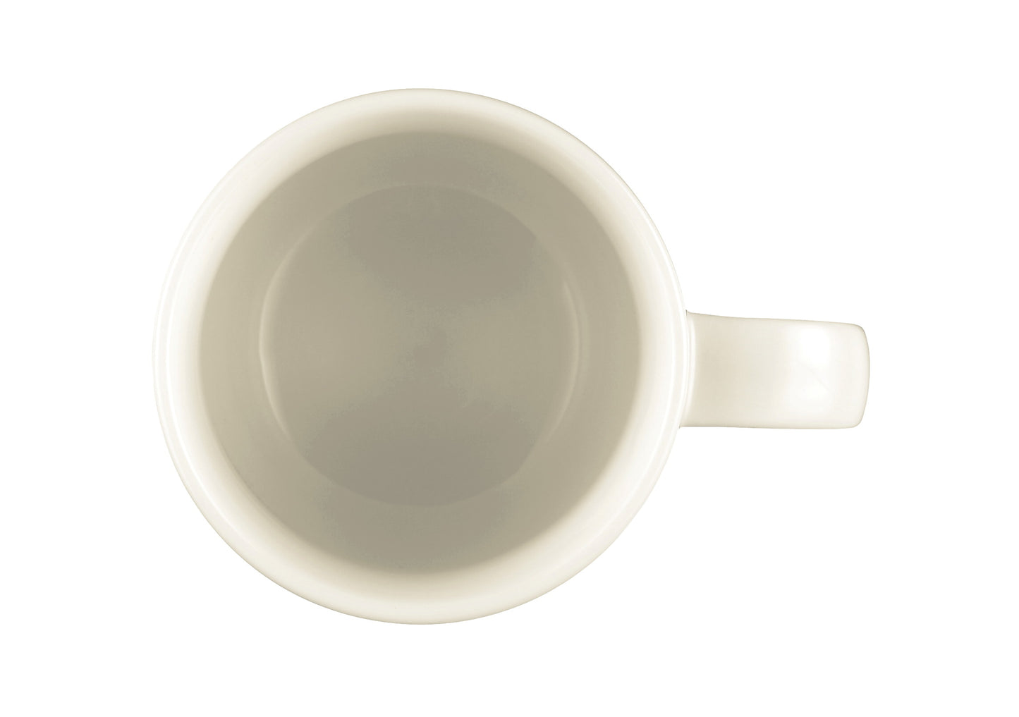 Weiße Tasse für Gastronomiebedarf