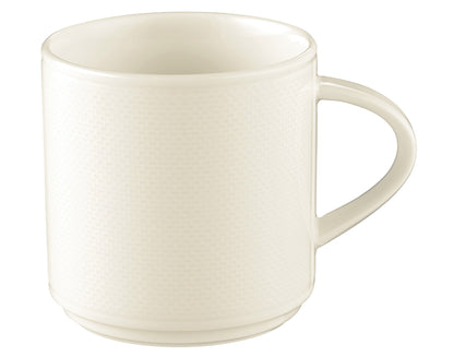 Weiße Kaffeetasse, Nahaufnahme, B2B Gastronomie