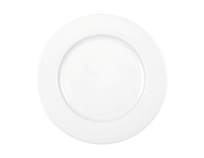 Weißer, leerer Porzellanteller, Gastronomie.