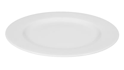Weißer, leerer Porzellanteller, Gastronomie