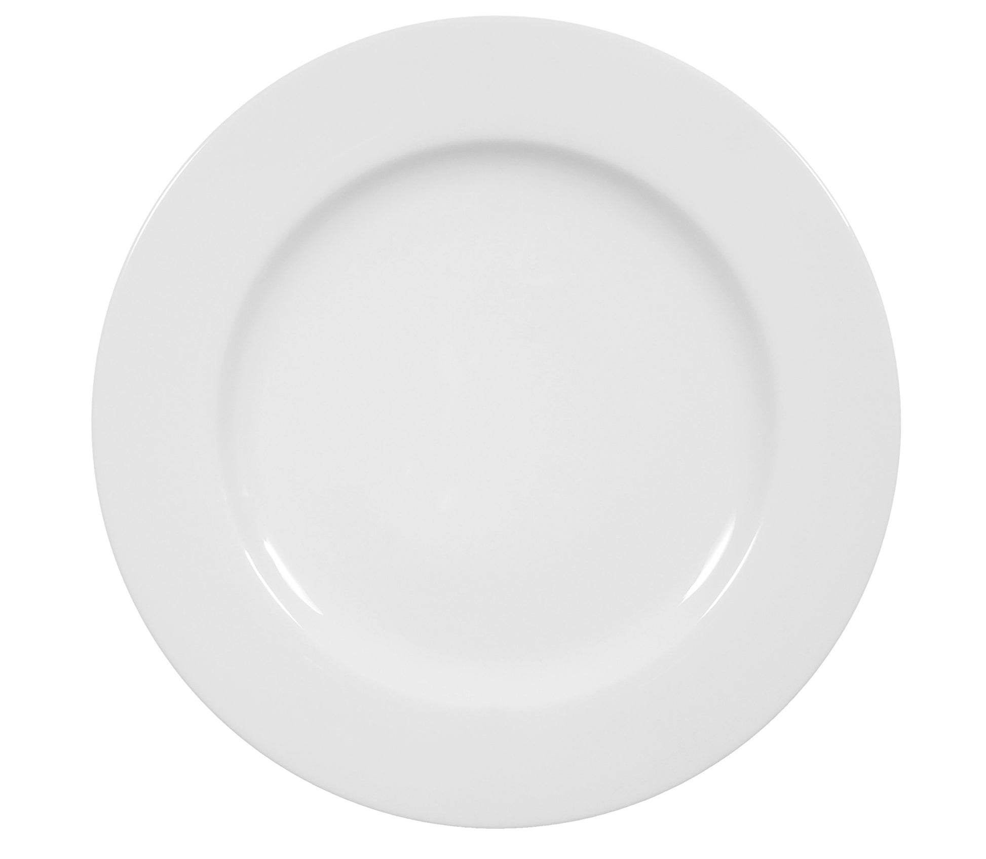 Weißer, leerer Porzellanteller, Gastronomie