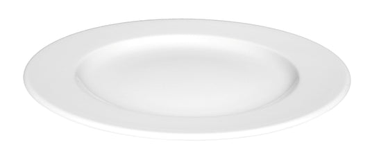 Weißer, leerer Porzellanteller, Gastronomie