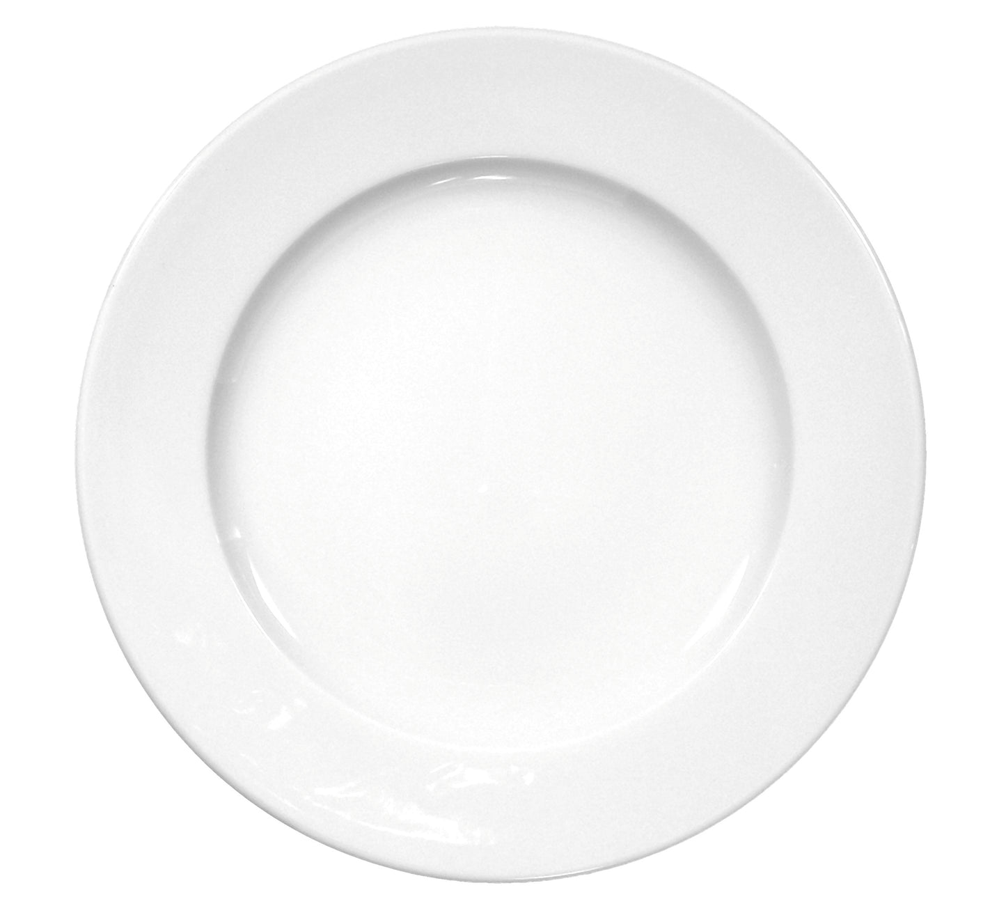 Weißer, leerer Porzellanteller, Gastronomie