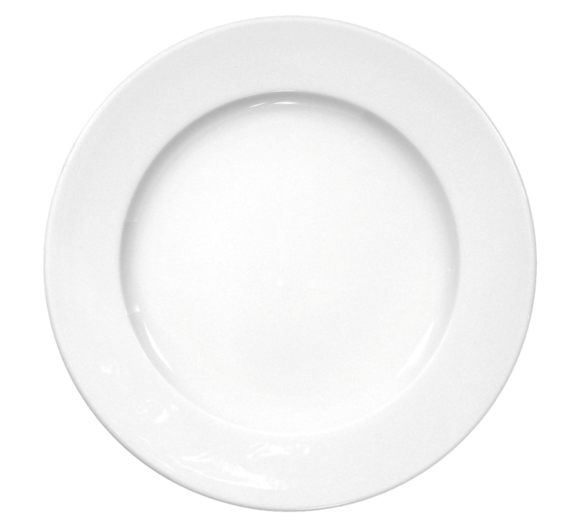 Weißer, leerer Porzellanteller, Gastronomie