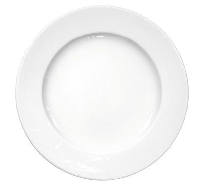 Weißer, leerer Porzellanteller, Gastronomie