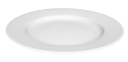 Leere weiße Teller für Gastronomie