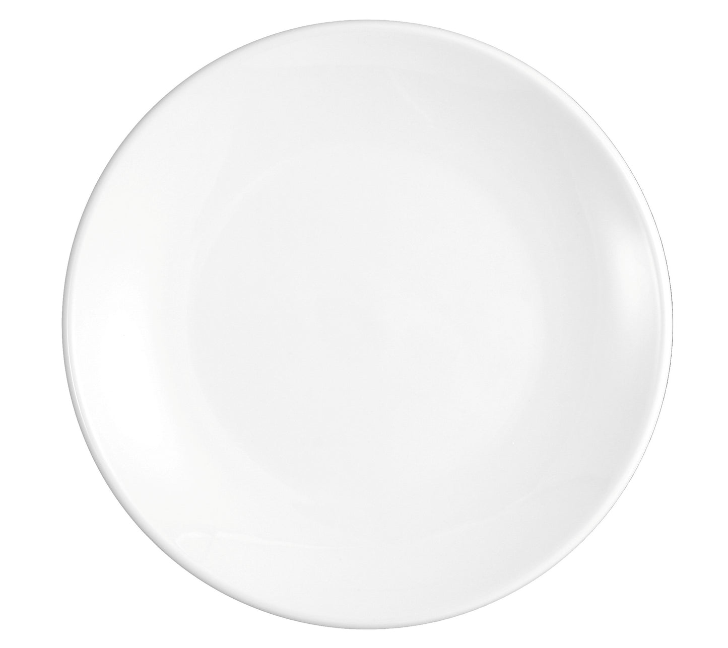 Weißer, leerer Gastronomie-Teller.
