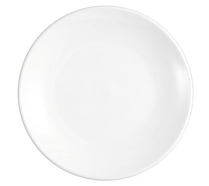 Weißer, leerer Gastronomie-Teller.