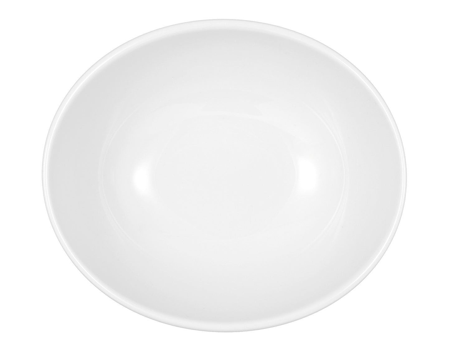 Weiße Schüssel für Gastronomiezwecke