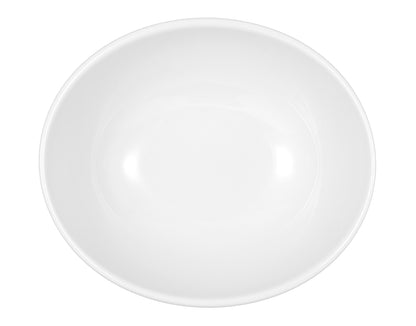 Weiße Schüssel für Gastronomiezwecke