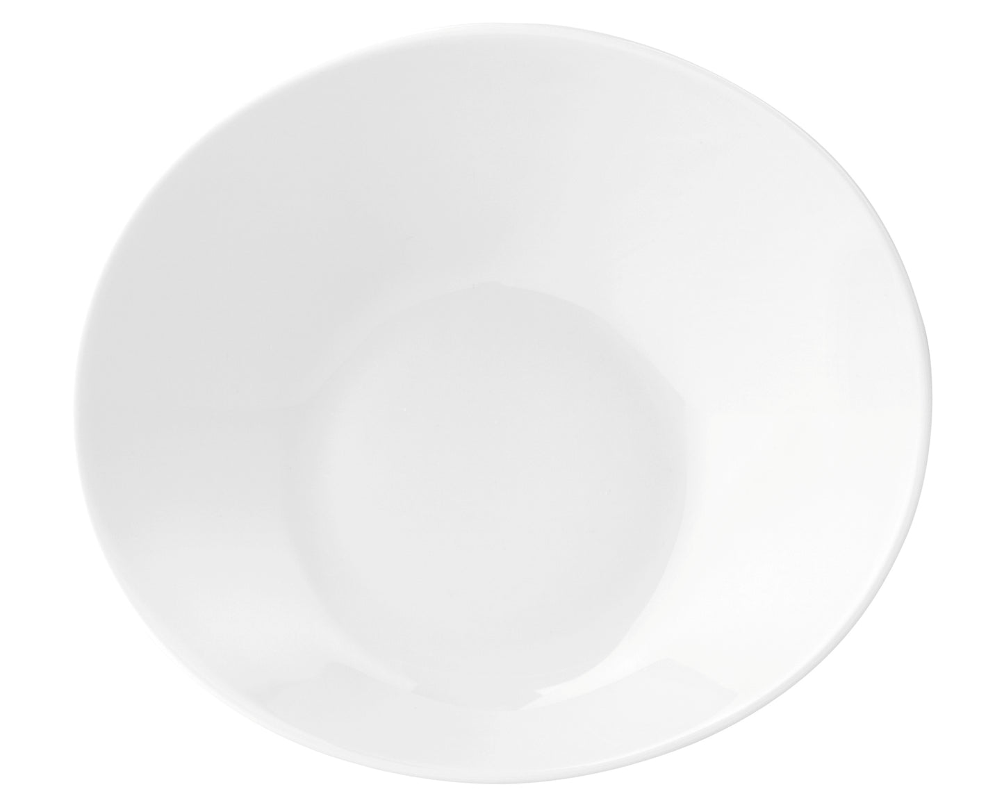 Weiße, leere Porzellanschale, Gastronomie.