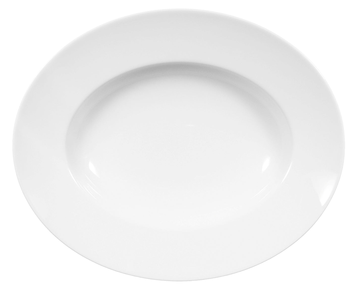 Weißer, leerer Suppenteller, Gastronomie.