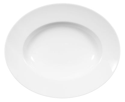 Weißer, leerer Suppenteller, Gastronomie.
