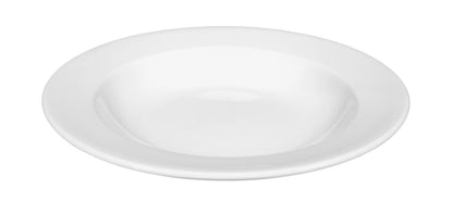 Weißer Speiseteller aus Porzellan