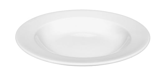 Weißer Speiseteller aus Porzellan
