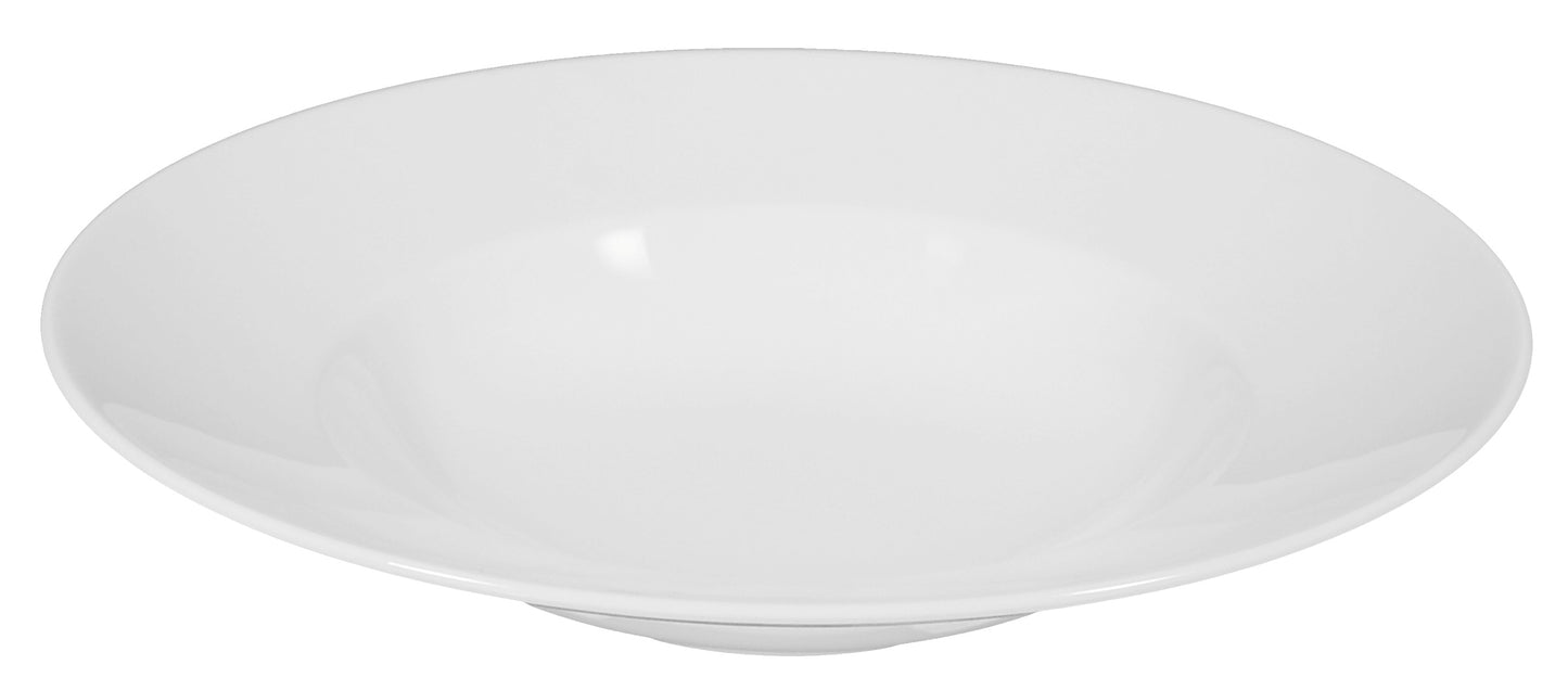 Leerer weißer Gastronomie-Teller.