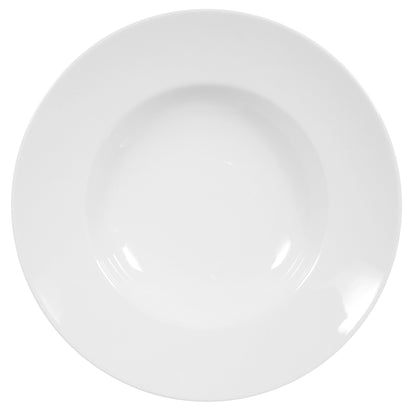 Leerer weißer Gastronomie-Teller.