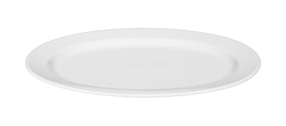 Leerer weißer Gastronomie-Teller.