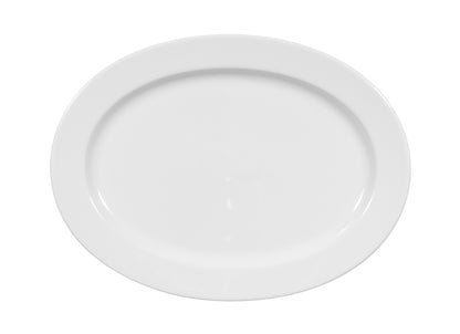 Leerer weißer Gastronomie-Teller.