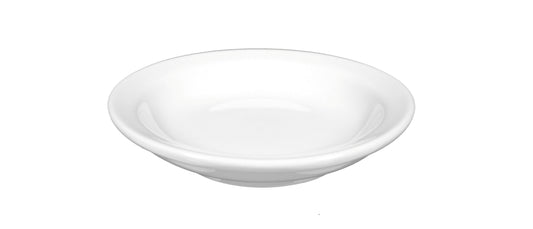 Leerer weißer Gastronomie-Teller, Porzellan