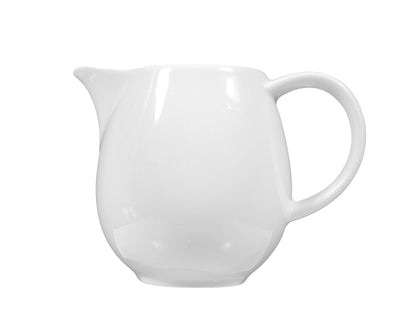 Weiße Porzellan-Milchkanne Gastronomie