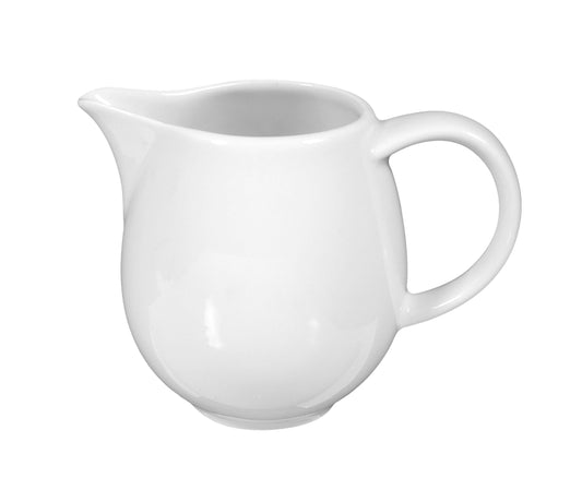Weiße Porzellan-Milchkanne Gastronomie