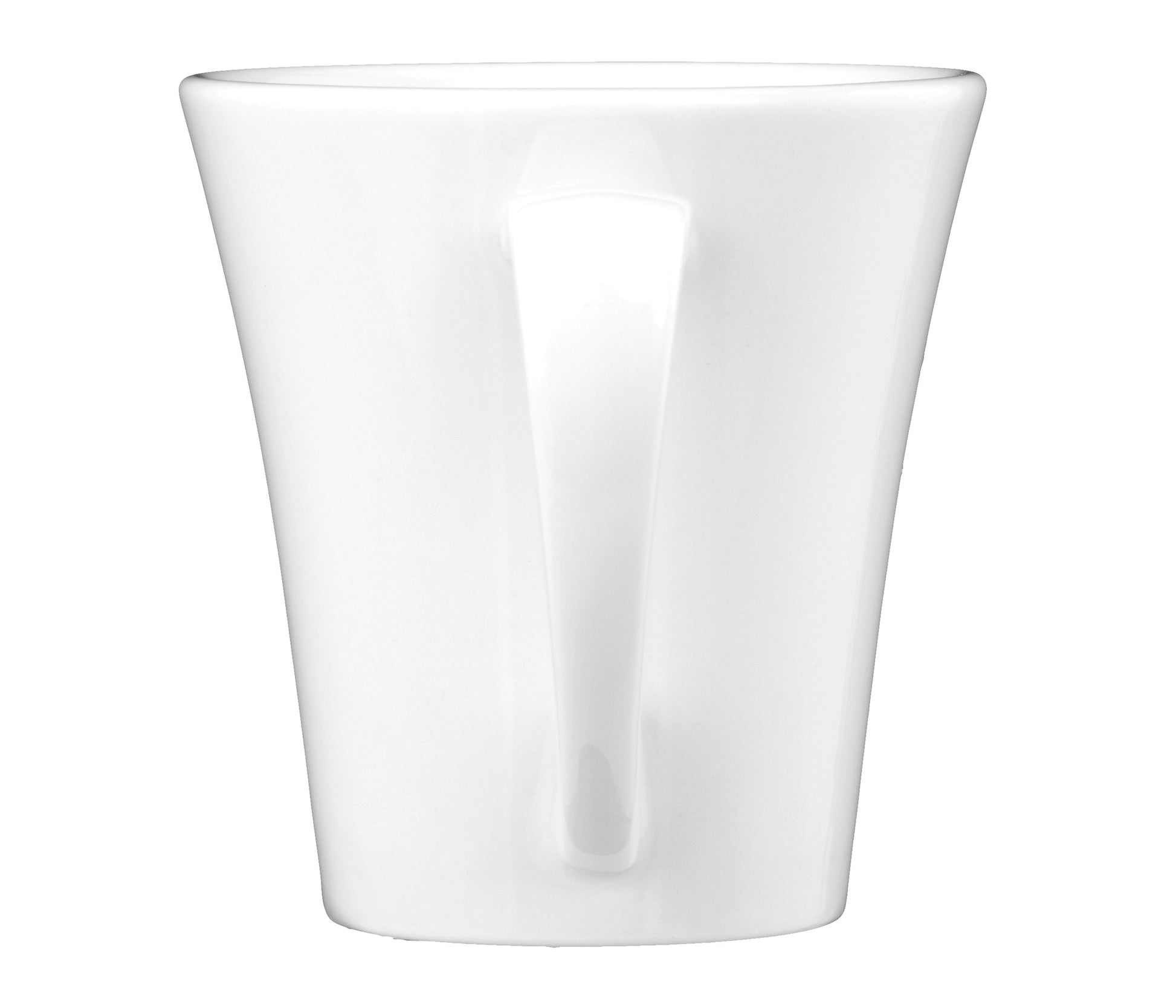 Weiße Kaffeetasse aus Porzellan