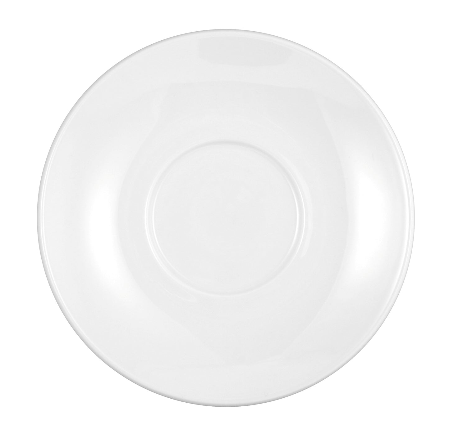 Leerer weißer Gastronomie-Teller, Porzellan