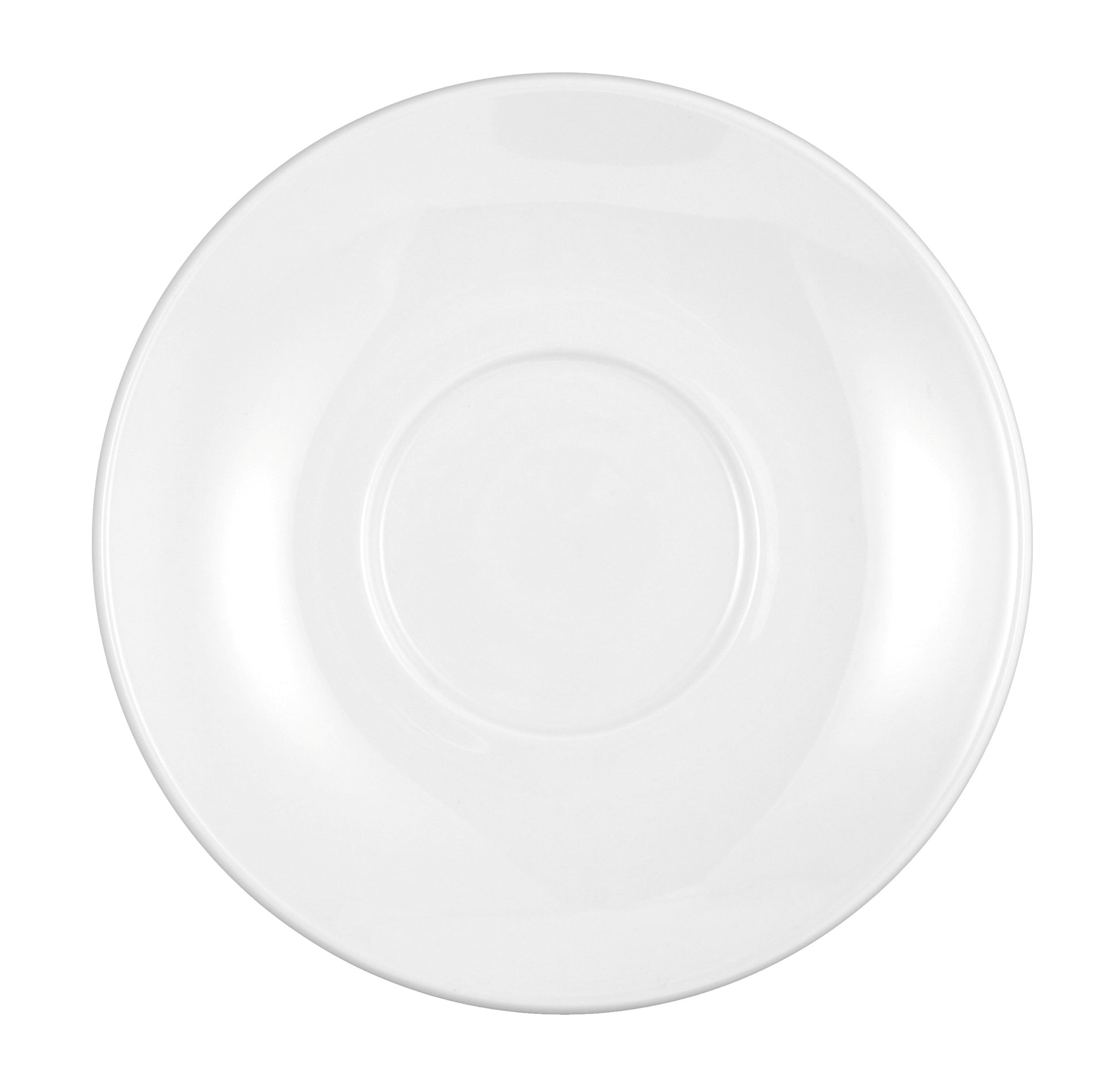 Leerer weißer Gastronomie-Teller, Porzellan