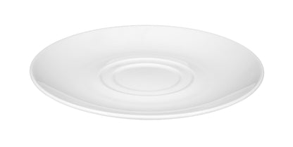 Weiße flache Speisetellerplatte
