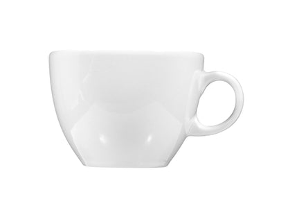 Weiße Kaffeetasse aus Porzellan