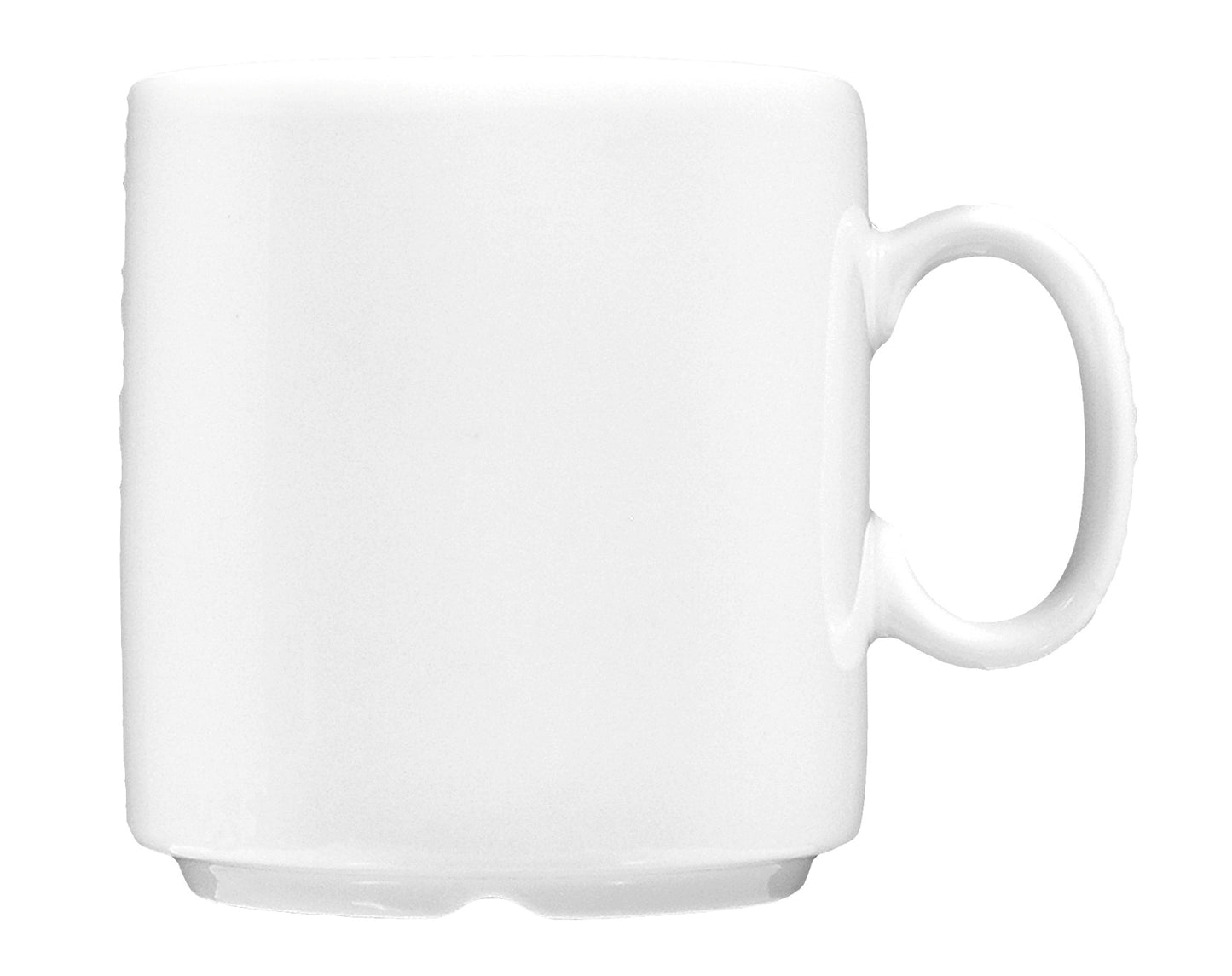 Weiße Kaffeetasse aus Keramik