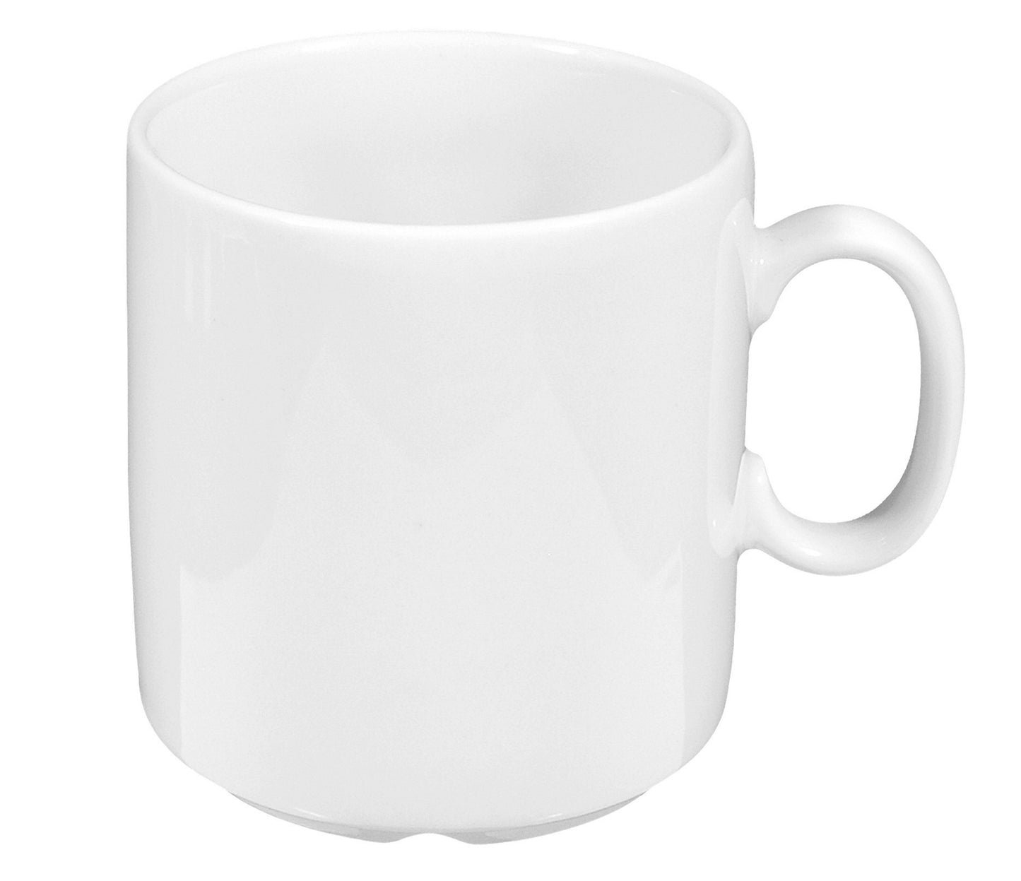 Weiße Kaffeetasse aus Keramik