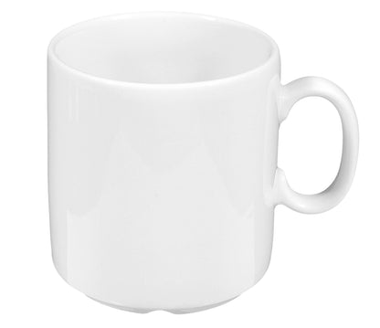 Weiße Kaffeetasse aus Keramik