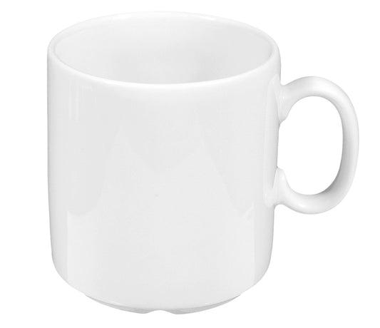 Weiße Kaffeetasse aus Keramik
