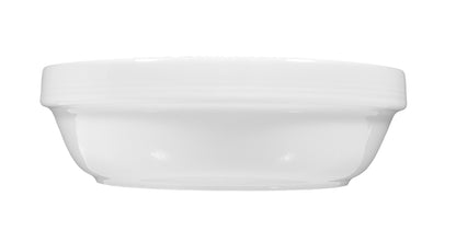 Weiße Schüssel für Gastronomiezwecke